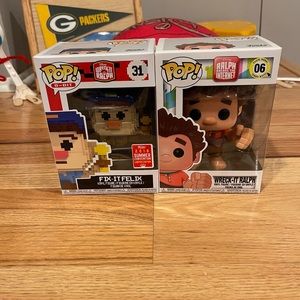 Wreck it Ralph and Fix it Felix Funko